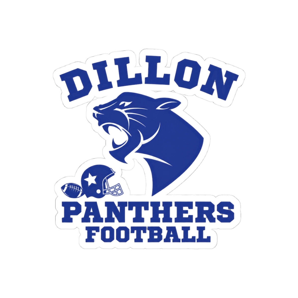 Dillon Panthers Football Friday Night Lights Sticker