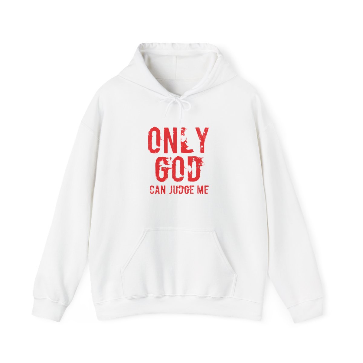 Only God Can Judge Me Bold Shawl Collar Hoodie - Rebel Attitude Gift